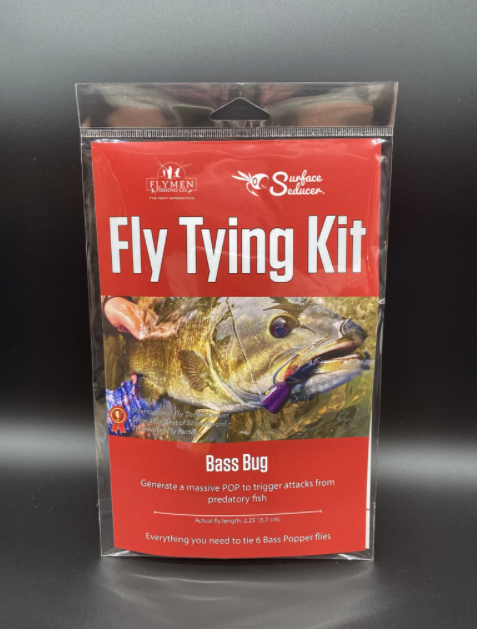 Flymen Fishing Bass Popper Fly Tying Kit Flymen Fishing Bass Popper Fly Tying Kit
